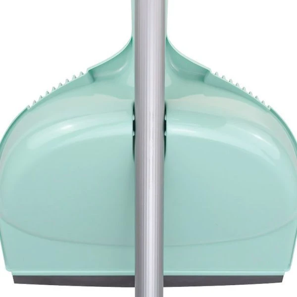 Набор совок с кромкой и щетка-сметка 240*315*100мм пластик ДУЭТ Морская волна (12)