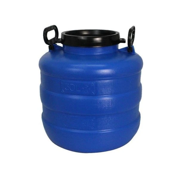 Бочка 30л пластик синяя (3)