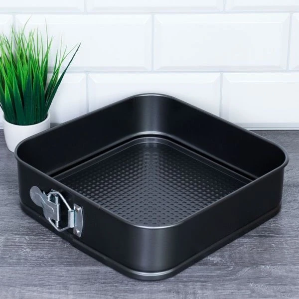 Форма для выпечки разъемная 25*25*7см угл.сталь квадратная RSD-13 (24)