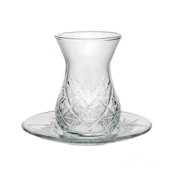 Чайный набор 12пр стекло ТАЙМЛЕСС на 6 персон 170мл (4)