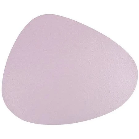 Салфетка сервировочная 45*37см полиуретан фигурная Экокожа лавандовая (4/180)