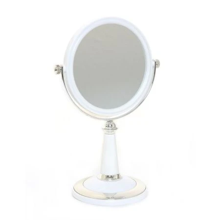 Зеркало двухстороннее на ножке 26*17см пластик/стекло 535 (60)