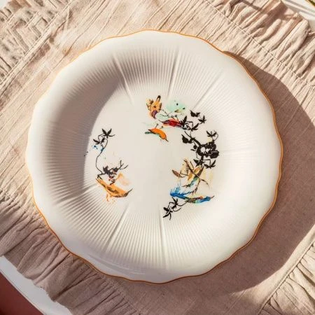 Тарелка мелкая 27см фарфор Masquerade обеденная MSQ-27 (36)