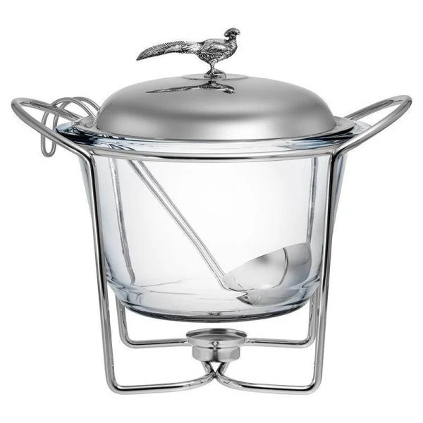 Мармит 4л нерж.сталь/стекло ОХОТА с половником (4)