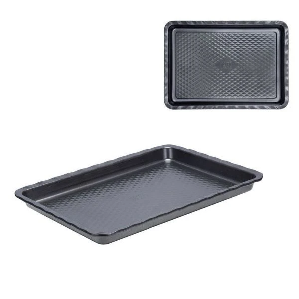 Противень 35,5*25,3*2,6см угл.сталь NORMA (12)