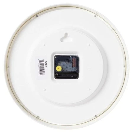 Часы настенные 30см пластик РУБИН Светящиеся белый (10)