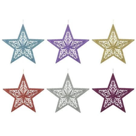 Игрушка новогодняя на елку ЗВЕЗДА 20см (6цветов) HS120 JC-6637 (288) Игрушка новогодняя на елку ЗВЕЗДА 20см (6цветов) HS120 JC-6637 (288)