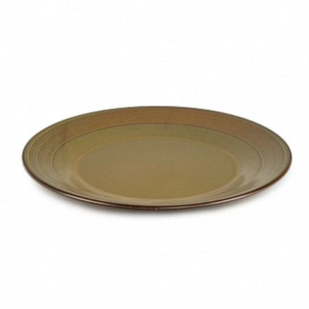 Тарелка мелкая 28см фарфор HELEZONE GREEN обеденная DMD081 (12) ВЫВОД