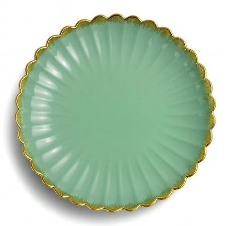 Тарелка мелкая 22см керамика RILEY мятный десертная