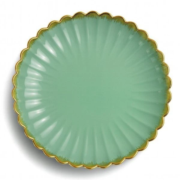 Тарелка мелкая 22см керамика RILEY мятный десертная