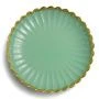 Тарелка мелкая 22см керамика RILEY мятный десертная