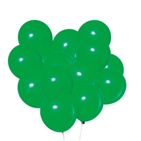 Шар воздушный латекс (набор 5шт) зеленые