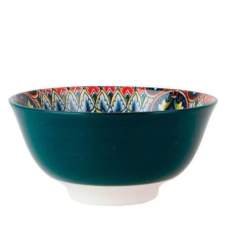 Салатник 800мл 16см фарфор Arabesque зеленый (48)