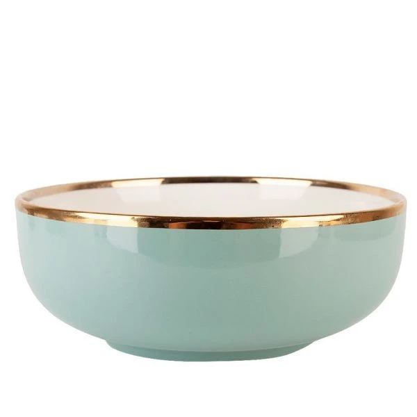 Салатник 1510мл 20,5*7,5см фарфор Royal line. Mint (4/24)