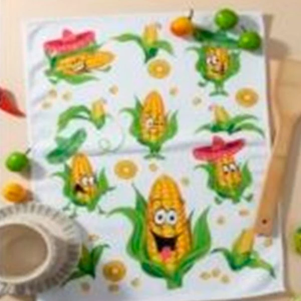 Салфетка кухонная 34*48см микрофибра Кукуруза 4213197- 3