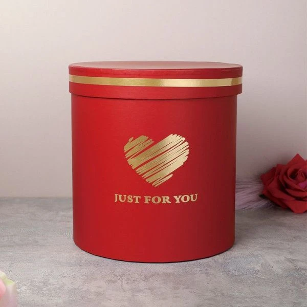 Коробка подарочная 15*14 бордовый M0532-1B