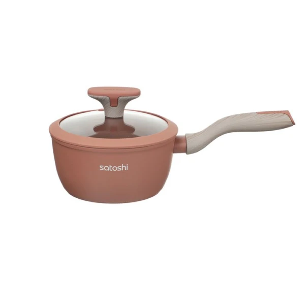 Ковш 1,3л алюминий АП КОМБЕЛЛО со стекл.крышкой 16см индукция (6)