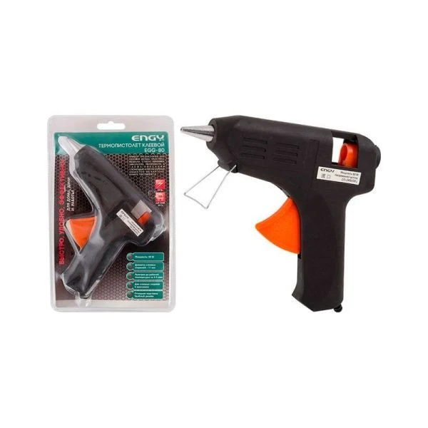 Пистолет клеевой пластик 80Вт, 2 стержня d11мм Engy EGG-80 (100) Пистолет клеевой пластик 80Вт, 2 стержня d11мм Engy EGG-80 (100)