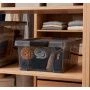 Контейнер для хранения 14л пластик ХЕНДИ черный прозрачный (16)