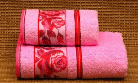 яяяПолотенце махровое 70*130см ПЦ-3501-1433 1сорт цв.128(розовый)