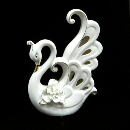 Фигурка Лебедь фарфор 27*19см JC-2255-2