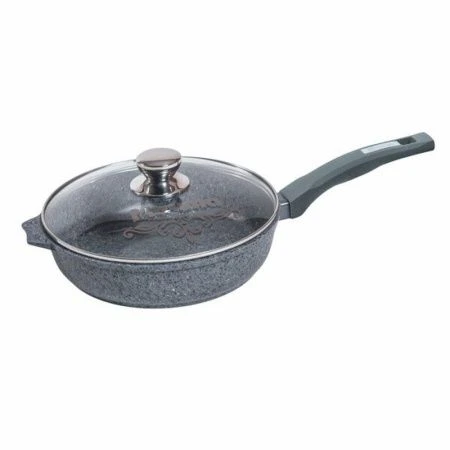 Сковорода 24см алюминий АП PREMIUM GREY с несъемной ручкой стекл.крышка (10) Сковорода 24см алюминий АП PREMIUM GREY с несъемной ручкой стекл.крышка (10)