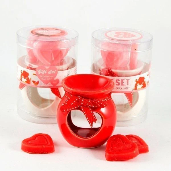 Ароманабор керамика 2пр (аромалампа, аромамасло) (12/72)