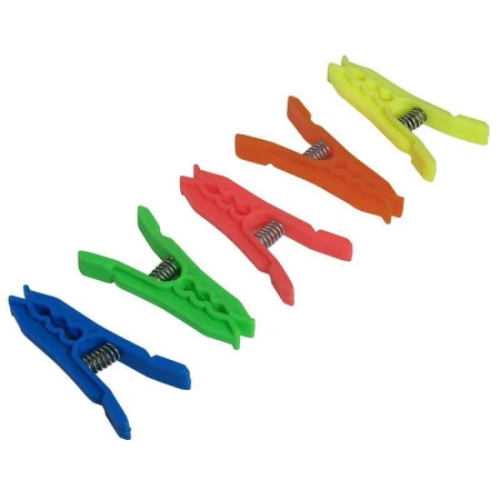 Прищепки бельевые пластик 100шт ЕВРО С11 (10)