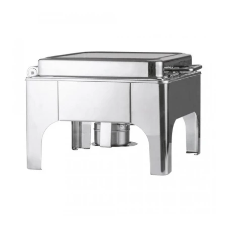 Мармит нерж.сталь 6,5л ОБЩЕПИТ на 1 горелку 40*40*28см КТ-ОБ-ММ-02 (1)