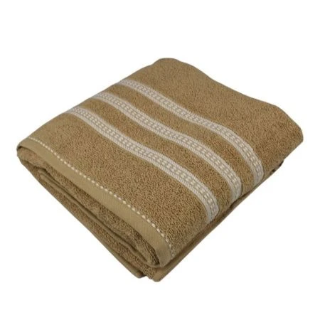 Полотенце махровое 70*140см ПОРТО бежевый