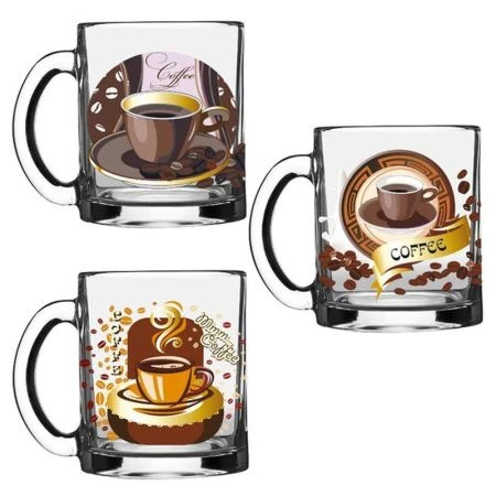 Кружка 320мл стекло КОФЕ 04с1208 (24)