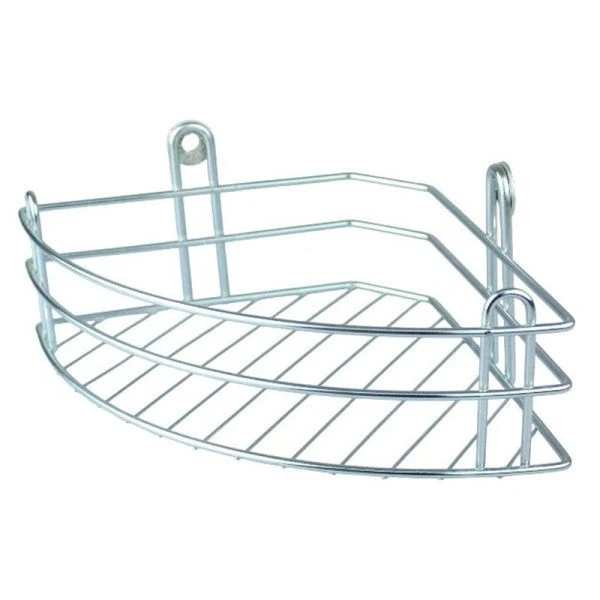 Полка угловая 1ярусная 286*181*100мм страйт глубокая оцинк  вку-2.1.2/01.11.005.01.01.0001.00(5)