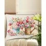 Наволочка декоративная 50*70см гобелен ТЮЛЬПАНЫ