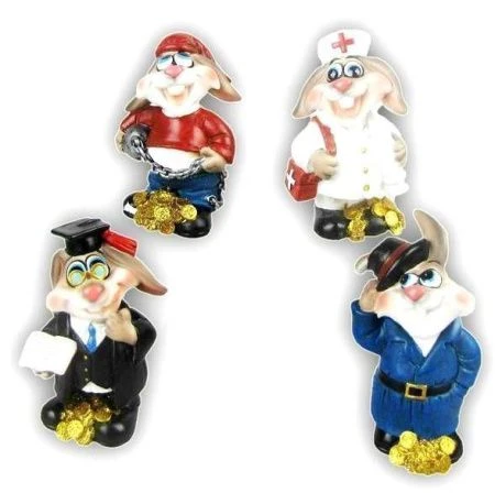 яяяФигурка Зайцы Профессии H6555-4/192 6555-4/4