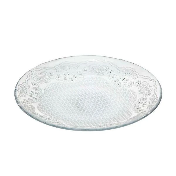 Тарелки мелкие набор 6шт 16см стекло ЛЕЙСИ (4)