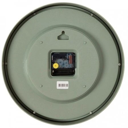 Часы настенные 30см пластик РУБИН Гербарий оливковый (10)