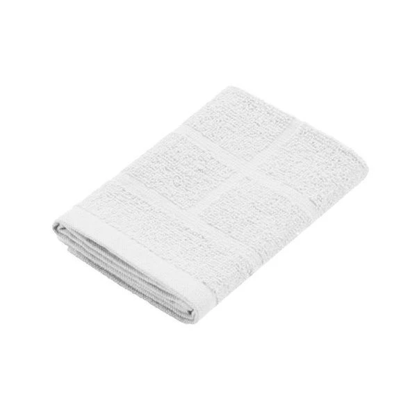 Полотенце махровое 30*30см Мельбурн белый ВЫВОД