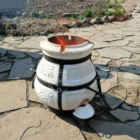 Тандыр 25л глина Кочевник со съемной крышкой (1)