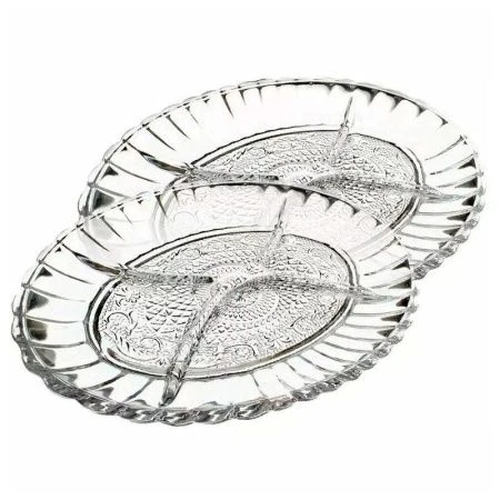 Менажница набор 2шт 26*18,5см стекло КОНИЯ 54912BBFD (12)