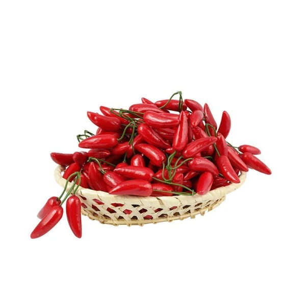 Муляж ПЕРЕЦ Чили ветка 5см 3шт набор 25шт