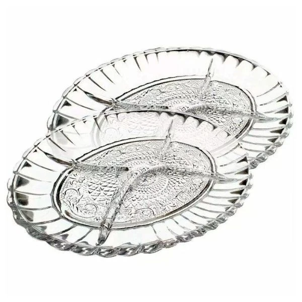 Менажница набор 2шт 26*18,5см стекло КОНИЯ 54912BBFD (12)