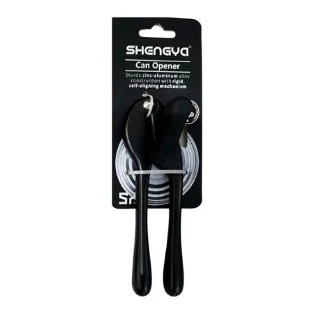 Нож консервный 17см металл черный E5117/JC-17406 (72)