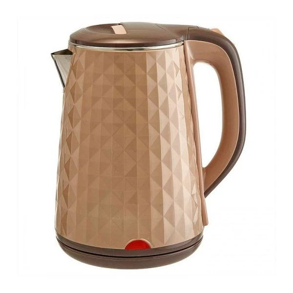 Чайник электрический 1,8л пластик 1500Вт ВАСИЛИСА ВА-1039 ДВОЙНАЯ СТЕНКА бежевый (12)