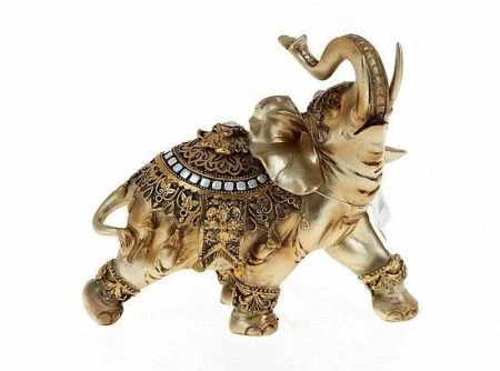яяяФигурка Слон африканский 20*9,5*18см. (2вида) (с декоративными стразами) (подарочная