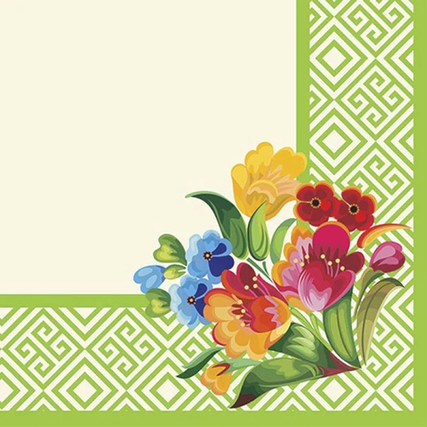 Салфетки бумажные набор 16шт 2-х слойные ЛОРИ 56414 (16)