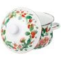 Кастрюля 2,8л эмаль Fruit Basket с крышкой 20см выс.12см (6)