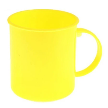 Кружка 300мл пластик СЧАСТЬЕ лимон (60)