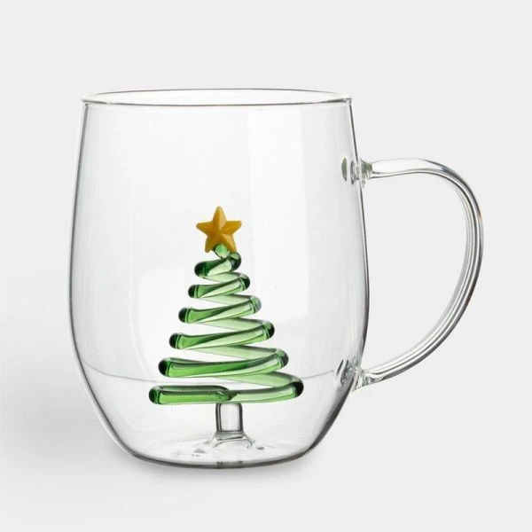Кружка 540мл стекло Елка New year ANLAF-NC20250123-6