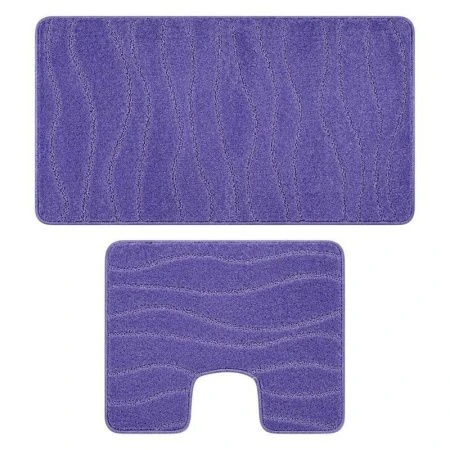 Набор ковриков в ванную 2пр 50*80/40*50 полипропилен MAXIMUS 10609 D.LILAC 2539