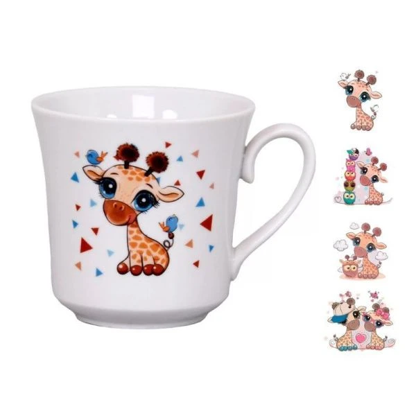 Кружка детская 250мл фарфор ЖИРАФИКИ Рассвет (24) Кружка детская 250мл фарфор ЖИРАФИКИ Рассвет (24)